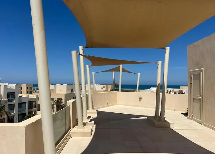 3 Bdr Sea View With Private Roof Mangrovy El Guna شقة *