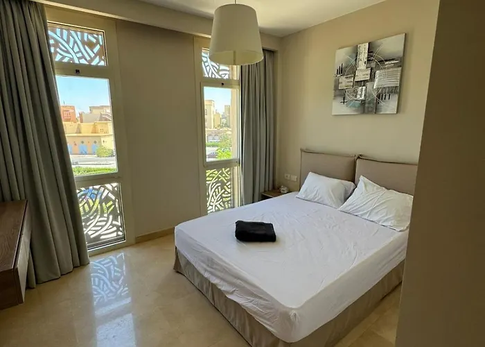 3 Bdr Sea View With Private Roof Mangrovy El Guna الغردقة