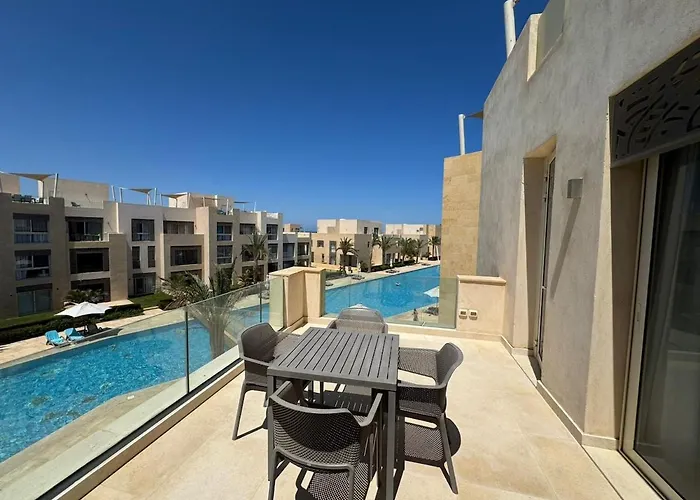 3 Bdr Sea View With Private Roof Mangrovy El Guna شقة الغردقة